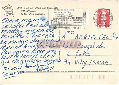 La Cotinière — Oleron — Wydawnictwo Arta — Rewers
