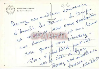Amélie-les-Bains — Termale Rzymskie — Wydawca: Amélie-les-Bains (P.O.) — Rewers
