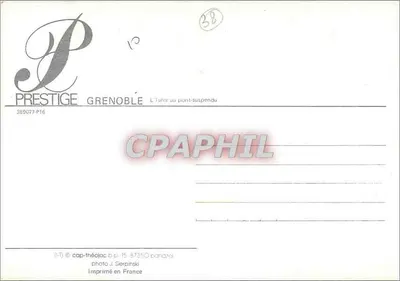 A Isère no ponte suspensa — Grenoble — Prestige Grenoble — Verso