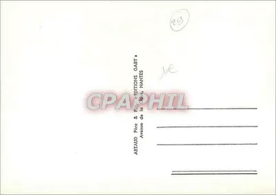 Ilha de Batz — paisagem tropical — Artaud & Fils Éditions Gaby, Nantes — Verso