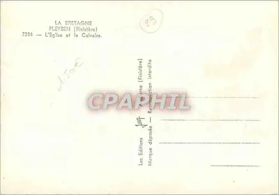 Pleyben (Finistère) — Katedra i Kalwaryjny — Wydawnictwo La Bretagne — Rewers