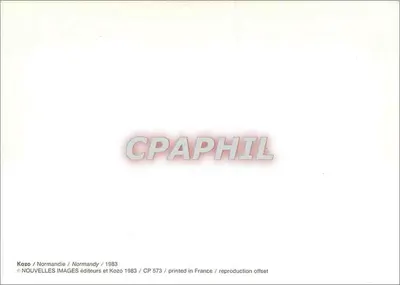 Serie d'arte astratta — Normandia — Edizione Kozo / Normandia 1983 — Verso