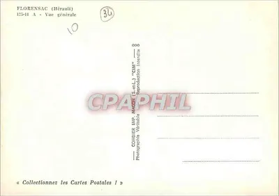 Florensac (Hérault) — Vista geral — Combiér Imp. Maccon (S.-et-L.) — Verso