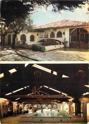 Camping de Serignan-Plage — Piscina vista interior e exterior — Sociedade das Cartas Naturais APA