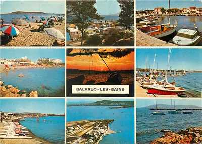 Balaruc-les-Bains — vista panorâmica — Edição Magenta