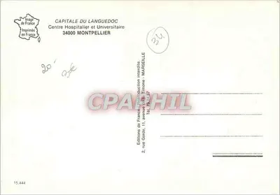 Montpellier — vista panorámica — Éditions de France — Reverso