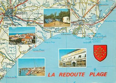 A Praia da Redoute — Hérault — Sociedade das Cartas Postais APA-POUX