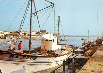 Embarcações de pesca na foz do Hérault — O cais do Grau (Ródano) — Edições 'S.L.' Lyon