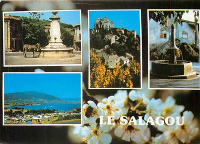 Le Salagou — vista panorâmica e monumentos — Éditions DINO