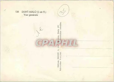 सेंट-मालो (आई.-एंड-वी.) — सामान्य दृश्य — एडिशन ग्रेफ़ — पीछे