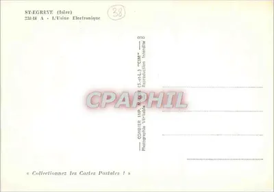 생-에그레브 (이제르) — 전자 공장 — Combier Imp. (S.-et-L.) — 뒷면