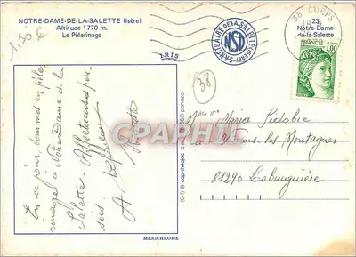 Notre-Dame-de-la-Salette — El Pellegrinaje — MEXICHROME — Reverso