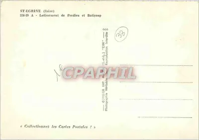 St-Grève (Isère) — Loteamento de Predieu e Baticoop — Consier — Verso