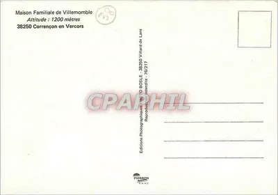 Dom Rodzinny w Villemomble — Wysokość: 1200 metrów — Wydawnictwo Pierron — Rewers