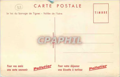 Lago do Barragem de Tignes — Vale do Isère — Pelletier, Paris — Verso