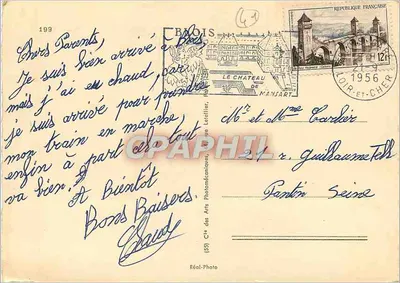 Amboise — Zamek — Cap — Rewers