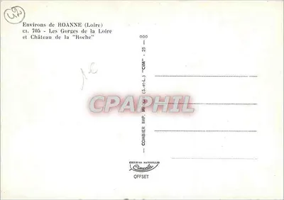 Góry Loiry — Zamek La Roche — Combier — Rewers