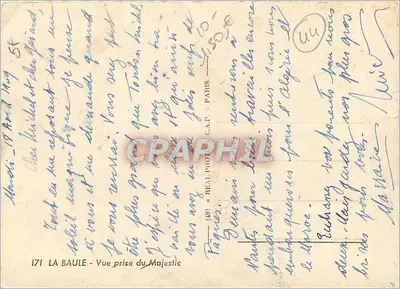 La Baule — Ansicht vom Majestic — Rückseite
