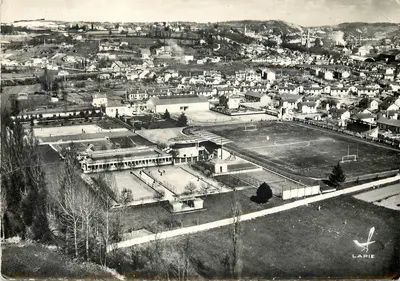 Stade de S'Orse (L.-et-G.) — vista aérea — Edição Lapie, St-Maur