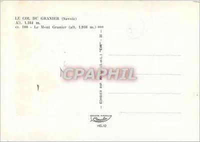 ग्रानियर कॉल — सैवोय — CIM — पीछे