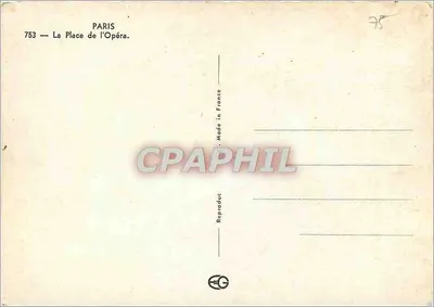 Paryż — Plac Opery — 753 — Rewers