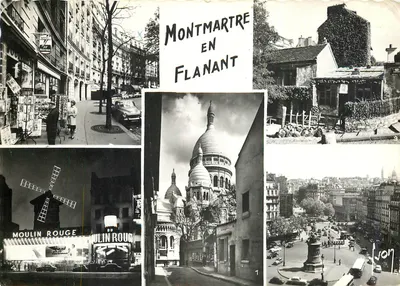 Montmartre em Flanant — Montmartre, Paris — Edições d'Art YVON