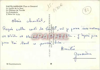 Castelsarrasin — Amitiés de Castelsarrasin — Théol Jacques Réunies — Verso
