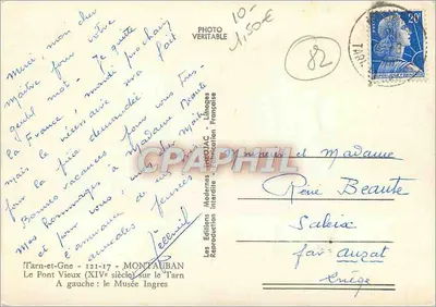 Stary Most nad Tarnem — Montauban — Les Éditions Théojeu — Rewers