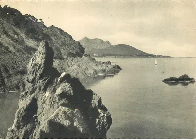 Agay — Rochas no Dramont e a ponta da Baumette — Edição Kodak, Agay (Var)