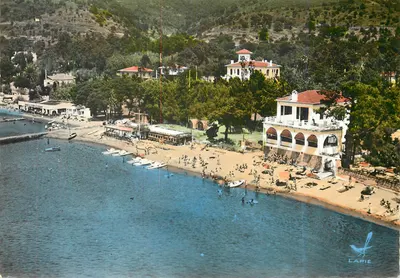 Praia de Agay — vista aérea — Edição Lapie