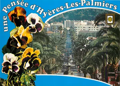 Hyères-Les-Palmiers — vista da fontaine Godillot — edições da França
