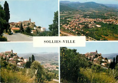 Sollies-Ville — vista panorâmica e detalhes do vilarejo — Éditions Clapier