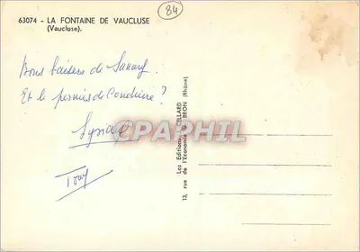 Fonte de Vaucluse — François Pétrarque — editor Les Éditions L'Économie Bron — Verso