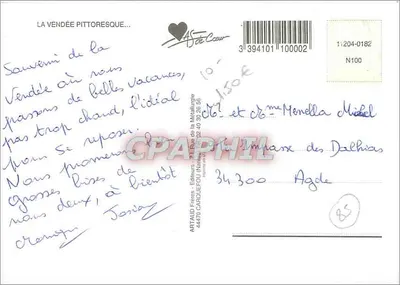 La Vendée — landschappen en tradities — ArtAUD Frères, N°100 — Achterkant