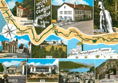 Os Grandes Sítios dos Vosges — Rota Verde — Hotel da Grande Cascata em Tendon