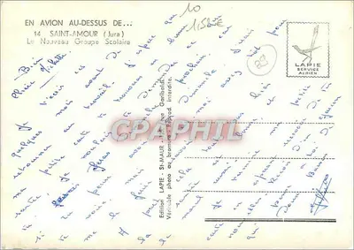 Saint-Amour (Jura) — O Novo Grupo Escolar — Edição Lapie — Verso