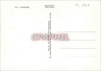 L'Auvergne - Ses Lacs — Elnacap — Verso