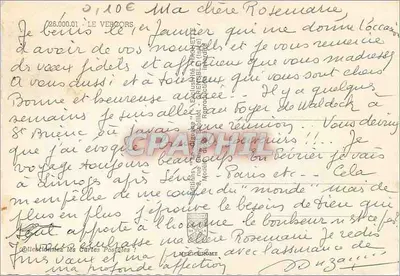 Le Vercors — krajobraz i wodospady — wydawca nieznany — Rewers