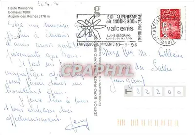 Bonneval — villaggio alpino — Graphphil — Verso