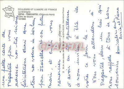 O Dado — Rocher équilibre — Éditions d'Art Yvon, n° 10/1968 — Verso