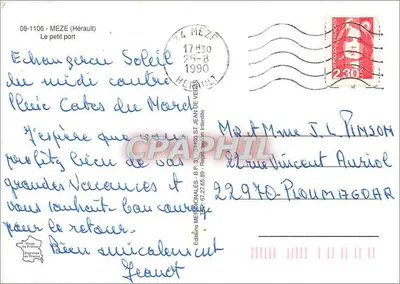 Mèze — El pequeño puerto — Ediciones Meridionales — Reverso