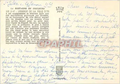 Leggenda della città di Ys — Edizioni d'Art Jos, n° MX 2147 — Verso