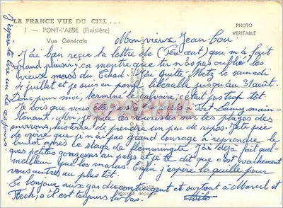 Most L'Abbe (Finistère) — Ogólny widok — Prawdziwy fotograf — wydawca GARY — Rewers