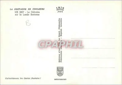 Kaplica na Bretonskiej Pustkowi — Wydawca IRIS JOS, seria MX 3807 — Rewers