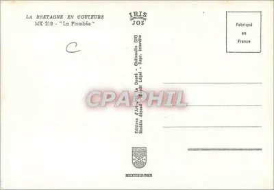 Interior rústico com lareira — Châteaulin (29) — Edições de Arte JOS — Verso