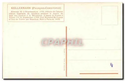 Geral Kellermann — História militar — I. Viala — Verso