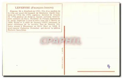 जनरल लेफ़ेब्रे — पेरिस, एडिटर एल. लापिन — पीछे