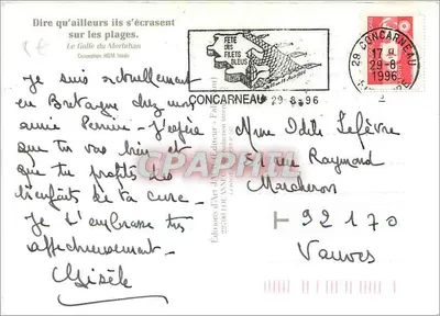 Vista de Concarneau — Bretagne Nouvelle Vague — Éditions d'Art Jay — Verso