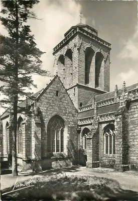 Locronan (Finistère) — Igreja, fachada Leste — Jansol