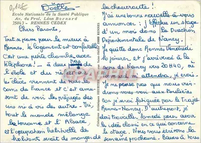Narodowa Szkoła Zdrowia Publicznego — Rennes — Twórczość Artystyczna HEURTEY — Rewers